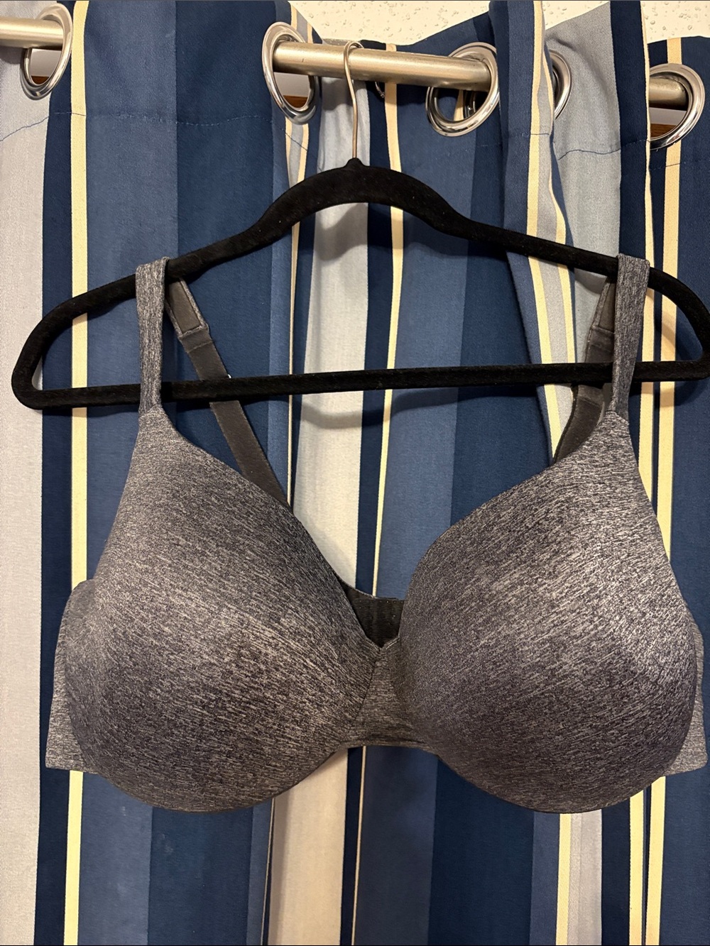Cacique 42DDD Bra, dark gray
